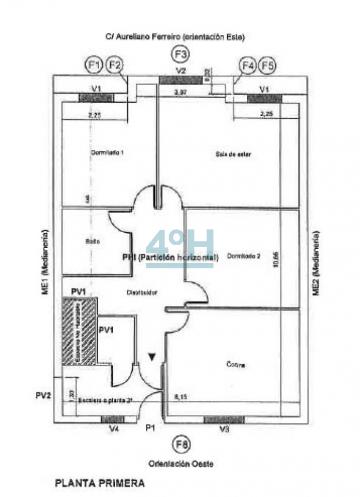 Plano 1ª Planta